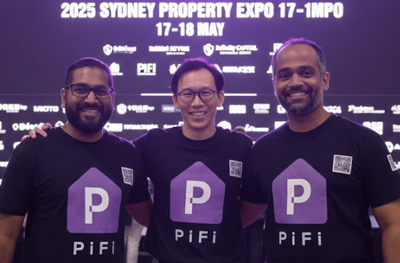 PiFi founders at 2025 Sydney Property Expo